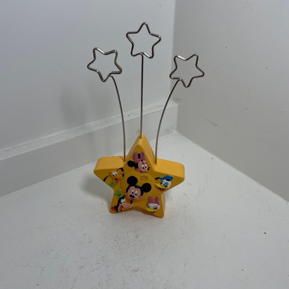 Disney Hallmark Photo Holder Walt's 100th Star Picture Card Frame 1928-2001